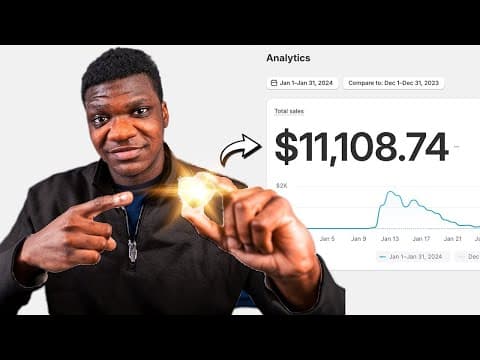 I Built A Dropshipping Store In 2 Weeks To Prove It's Not Luck thumbnail