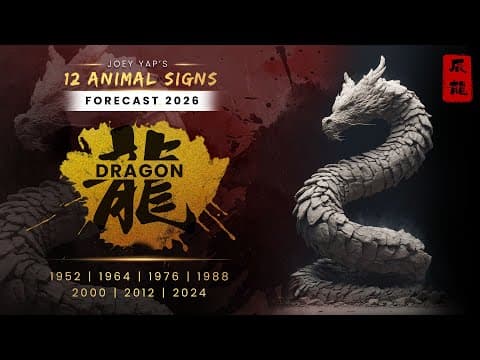 2026 Animal Signs Forecast: Dragon [Joey Yap] thumbnail