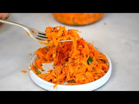 Fermented Carrot Pickle | Traditional Recipe from India thumbnail