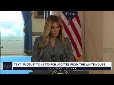 A Statement by First Lady Melania Trump thumbnail