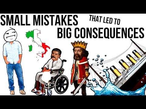 Small Mistakes in History That Caused Huge Disasters thumbnail