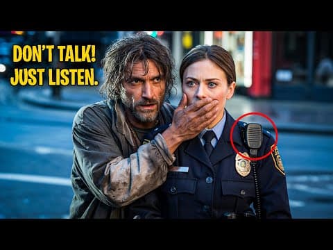 “Don’t Talk”, Homeless Man Saved Female Police After He Caught Something Shocking On the Street thumbnail