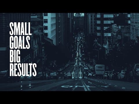 Small Goals Get Big Results- New Years resolutions 2022 thumbnail