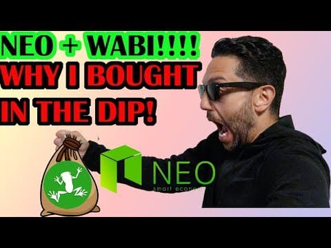 WHY I BOUGHT 500 NEO COIN + 7,500 WABI COIN! NEO AND WABI PRICE PREDICTION 2018! thumbnail