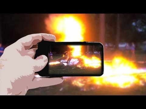 Rocket Bonfire Bullet Time Experiment - Smarter Every Day 65 thumbnail