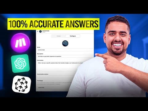 How to Build Custom GPTs with 100% Accurate Answers thumbnail