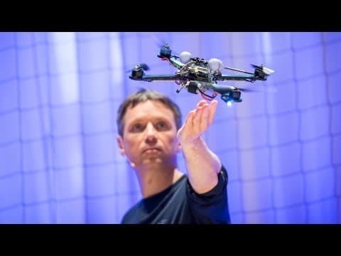 The astounding athletic power of quadcopters | Raffaello D'Andrea thumbnail