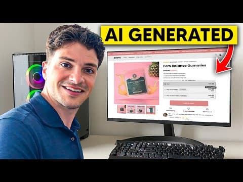 My $1,000 Per Day AI Dropshipping Store! (Copy It) thumbnail