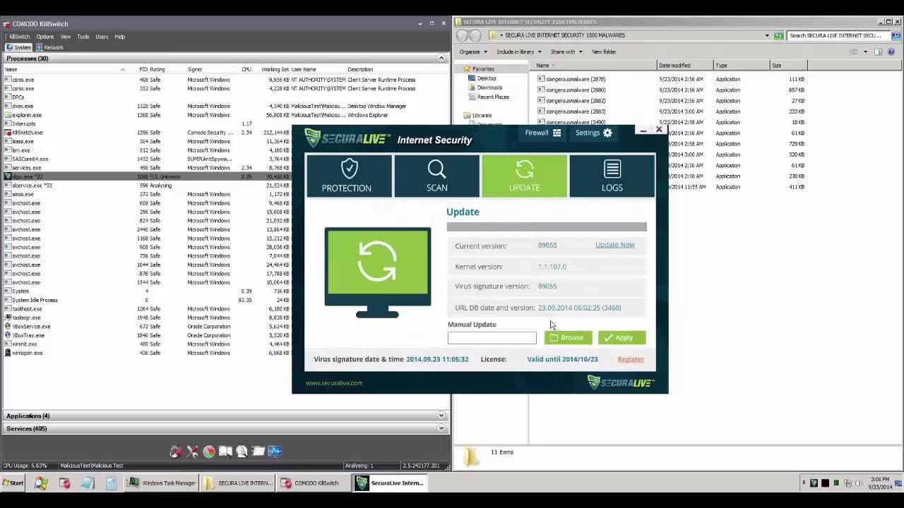 YouTube video player