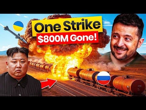 Ukraine Just Destroyed North Korea’s $800 Million Ammunition Shipment to Russia! thumbnail