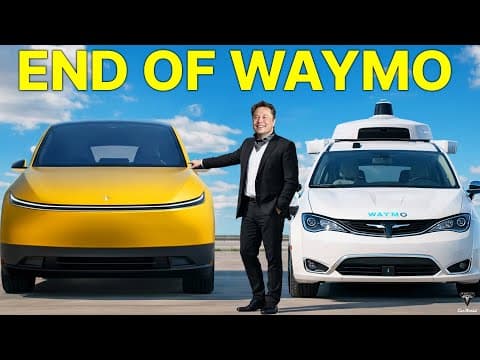 Elon Musk Just CHANGED Tesla Robotaxi Cybercab Feature! End Of Waymo? thumbnail