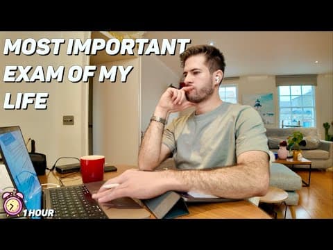 The Exam That Determines my Surgical Career | 1 Hour Study Vlog thumbnail