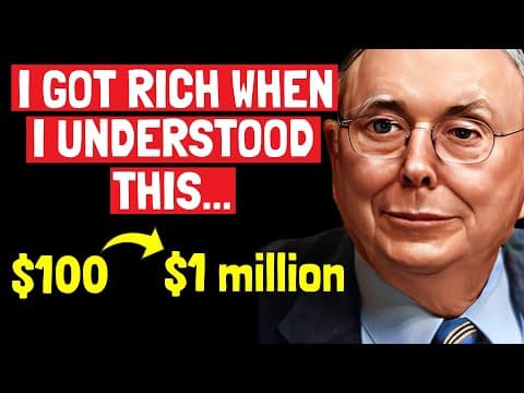 Charlie Munger: How To Start Investing (Start With 100$) thumbnail