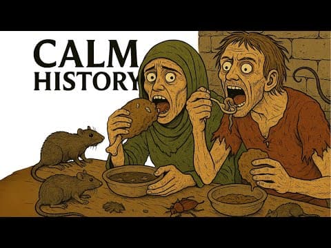 Why Food Was DISGUSTING in Medieval Europe | Boring History for Sleep thumbnail