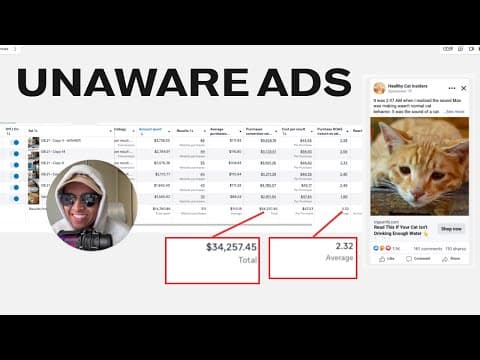 How To Hit Your First $1k/Day By Making VIRAL "Unaware" Image Ads (Copycats will bust for this one) thumbnail