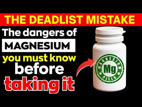 Over 60? 5 Signs Your Body is BEGGING You for Magnesium And 4 You Should NEVER Take! thumbnail