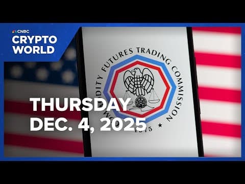 CFTC announces listed spot crypto trading on U.S. regulated exchanges: CNBC Crypto World thumbnail
