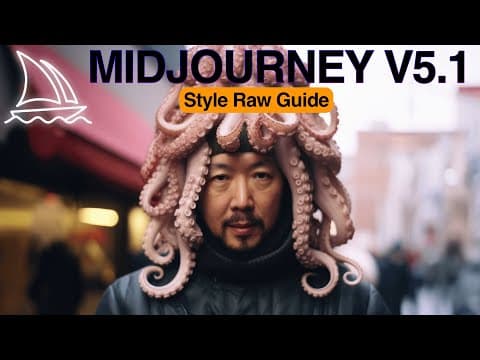 Advanced Midjourney V5.1 Guide (Ultra Realistic AI Photography with Style Raw Mode - Prompt Study) thumbnail
