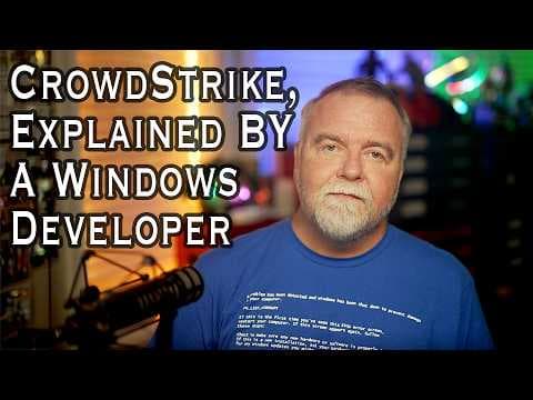 Dave Plummer explains the CrowdStrike IT Outage - Retired Windows Developer thumbnail