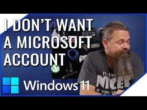 I Don't Want a Microsoft Account thumbnail