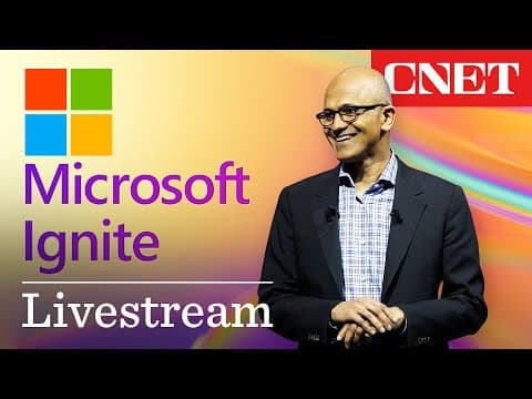 WATCH: Microsoft's Satya Nadella's Opening Keynote at Ignite 2023 - LIVE thumbnail
