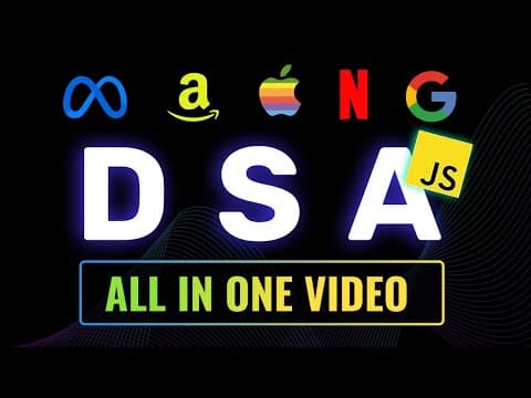 ALL IN ONE: Data Structures & Algorithms In JavaScript Complete Course 2024 By HuXn thumbnail