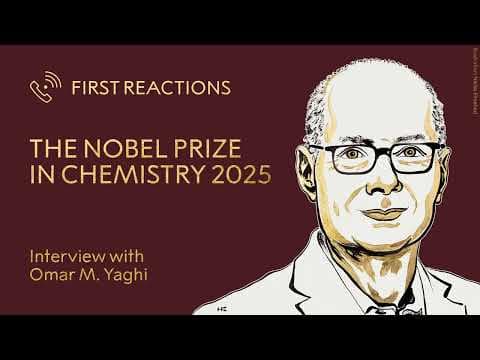 First reactions | Omar Yaghi, Nobel Prize in Chemistry 2025 | Telephone interview thumbnail