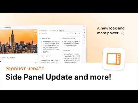 Release 60 - New Side Panel and more improvements! 🚀 thumbnail