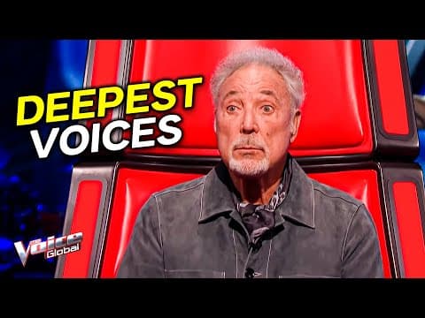 DEEPEST Voices Ever Recorded on The Voice! | Best Singers of The Voice thumbnail