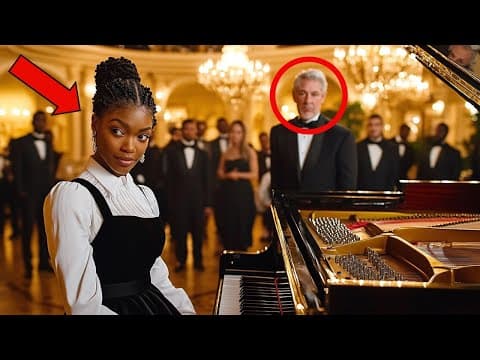 Rich Man Forces Black Waitress to Play Piano to Mock Her, But Her Talent Leaves Him Speechless thumbnail