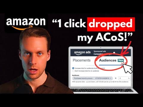 Amazon's NEW Audience PPC Targeting Instantly Lowered our ACoS thumbnail