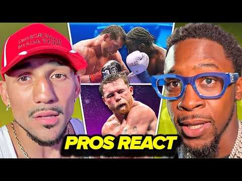 Pro Fighters React to Crawford BEATING Canelo!  thumbnail