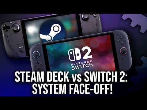 Switch 2 vs Steam Deck OLED: Handheld/Docked Gaming, Battery Life, Display Comparison + More thumbnail