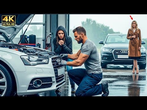 Single Dad Mechanic Fixed a Flat for a Crying Teen — Her Billionaire Mother Called the Next Morning thumbnail