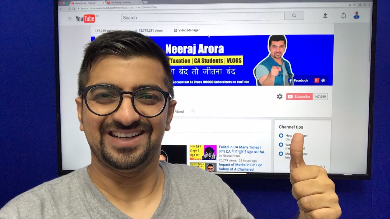 YouTube video player
