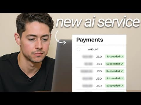 How to Start and Sell an AI Service in 10 Hours thumbnail