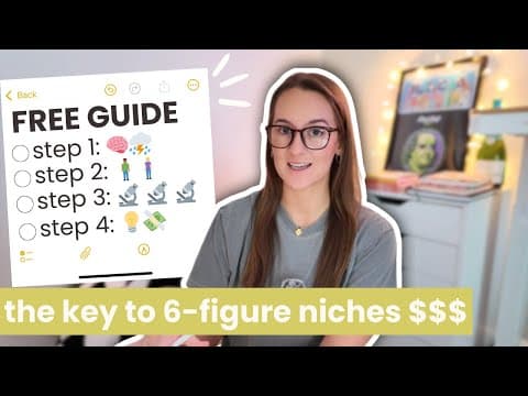 How to Find a Profitable Niche for Your Print on Demand Business (Step by Step Tutorial) thumbnail