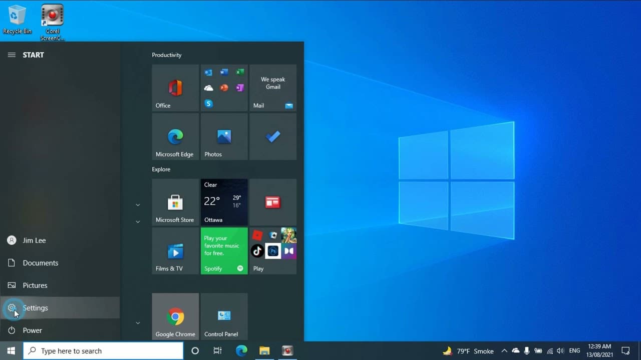 YouTube video player