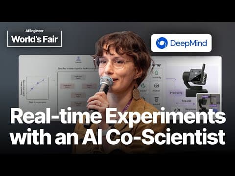 Real-time Experiments with an AI Co-Scientist - Stefania Druga, fmr. Google Deepmind thumbnail