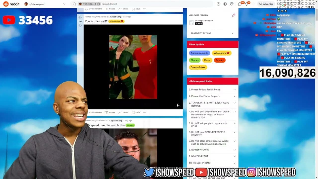 YouTube video player