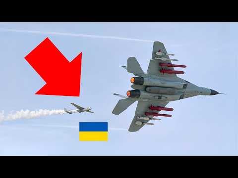 Watch Ukrainian Drones OBLITERATE a Russian Jet thumbnail