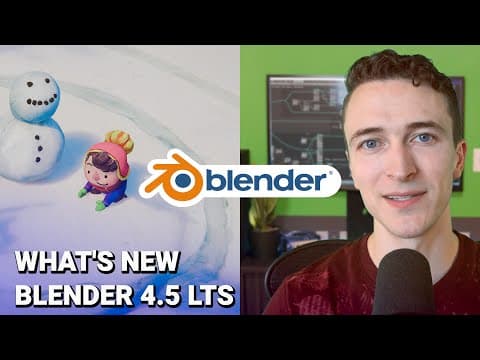 What's New in Blender 4.5 LTS! Official Overview thumbnail