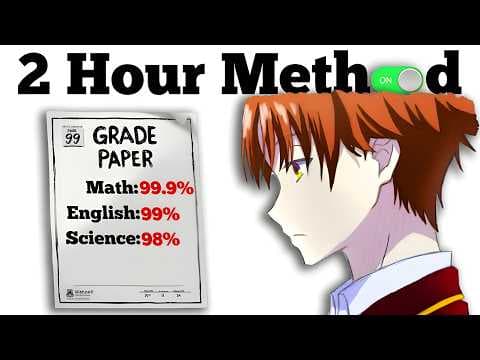 Study System to Get more Grades by Studying less - like Kiyotaka Ayanokoji thumbnail