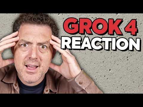 Grok 4 is HERE! and it's the best? (Livestream Reaction) thumbnail