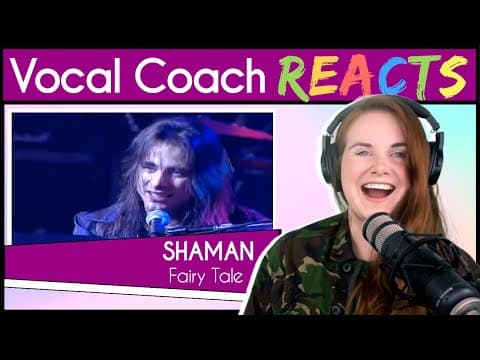 Vocal Coach reacts to André Matos SHAMAN - Fairy Tale Live thumbnail