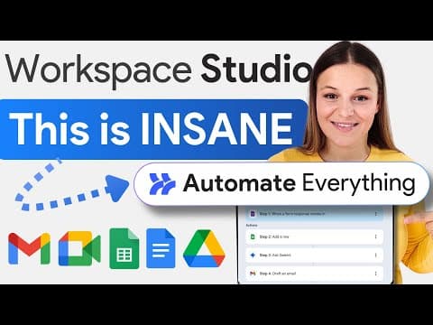 6 Insane Automations You Can Build With Google Workspace Studio 🤯 (Full Tutorial) thumbnail