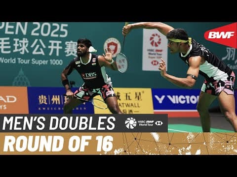 VICTOR China Open 2025 | Rankireddy/Shetty (IND) vs. Carnando/Maulana (INA) [8] | R16 thumbnail