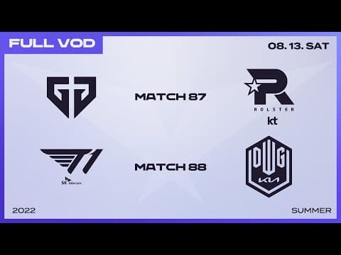 GEN vs KT - T1 vs DK | 2022 LCK Summer Split thumbnail