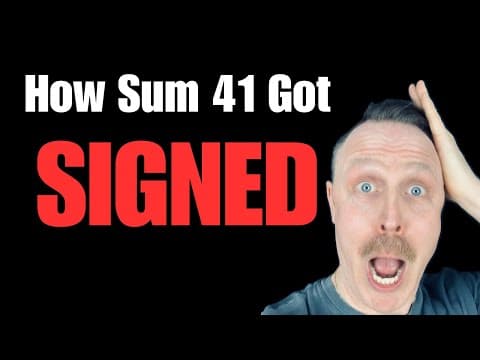 THE HOME VIDEO THAT GOT SUM 41 SIGNED ! thumbnail