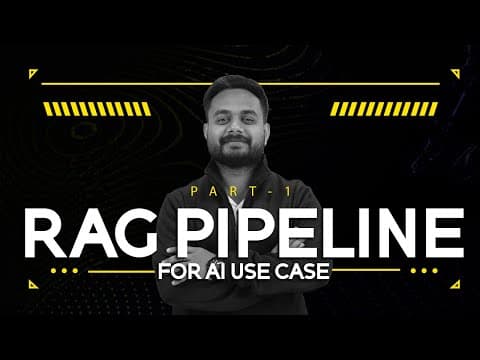 End to End RAG Pipeline Part-1 | RAG Architecture | Ingestion | generation | Reterival #rag #llm thumbnail
